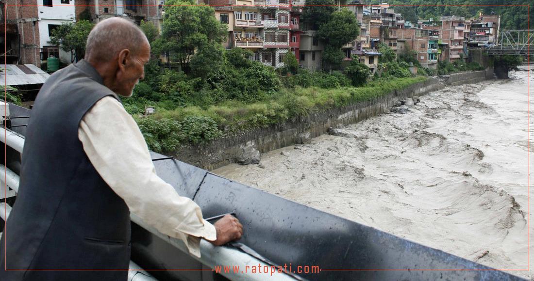 २३ जिल्लामा आकस्मिक बाढीको जोखिम, सतर्कता अपनाउन आग्रह