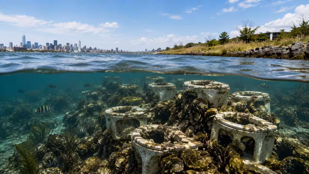 Why New York turned 5,000 discarded toilets into oyster reefs beneath Jamaica Bay