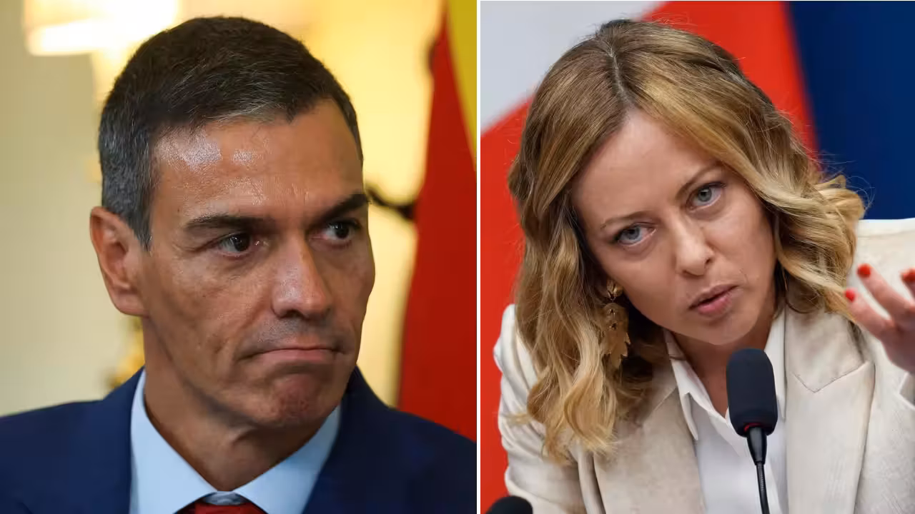 Sanchez vs Meloni: Spain imposes Italy border checks as Ceuta migrant row escalates