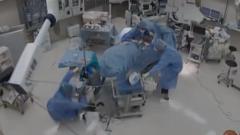 Watch: Moment earthquake shakes hospital operating room in Japan