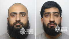 Brothers jailed for killing man and injuring his son while racing cars home