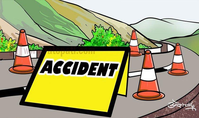 कर्णाली राजमार्गमा ट्रकले मोटरसाइकललाई ठक्कर दिँदा एक जनाको मृत्यु