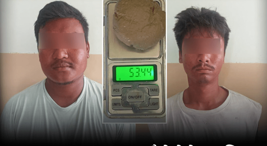 खैरो हेरोइनसहित २ जना पक्राउ