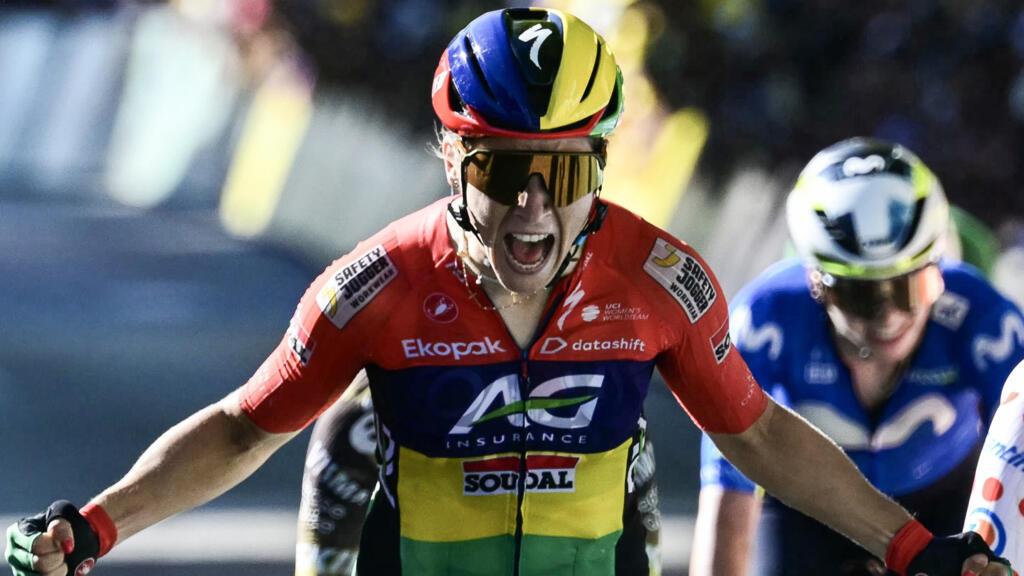 Mauritian rider Le Court sprints to stage 6 Women's Tour de France win