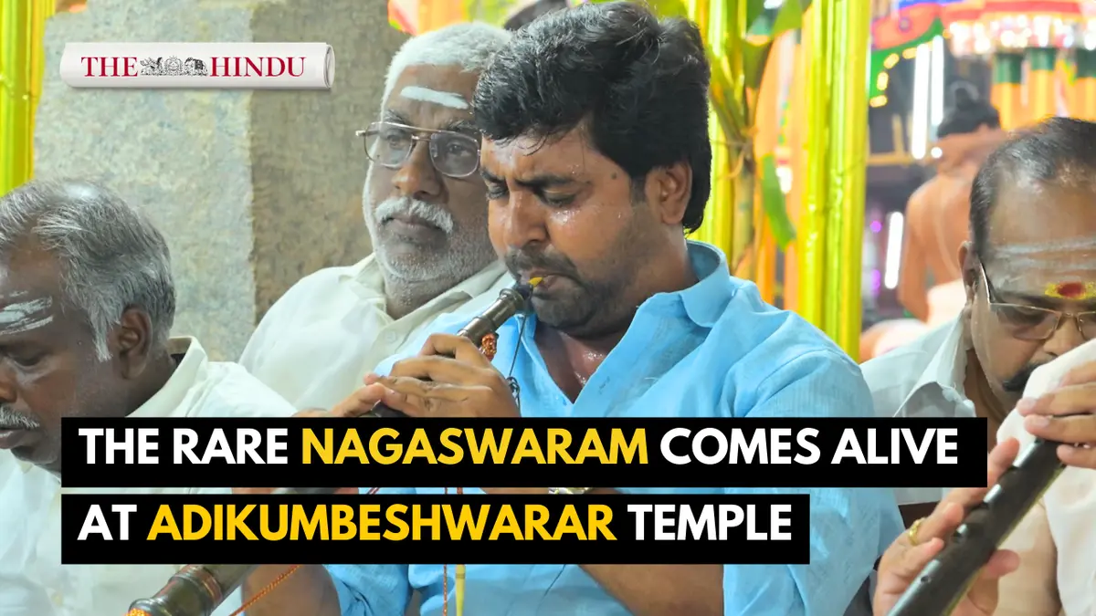 Watch: Breathing life into stone: A Kumbakonam’s stone nagaswaram’s return after decades